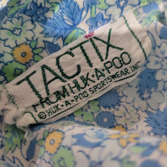 Vintage HukAPoo Gown Blue Floral Robe Prairie Country House Coat Maxi Size Small - Picture 7 of 14